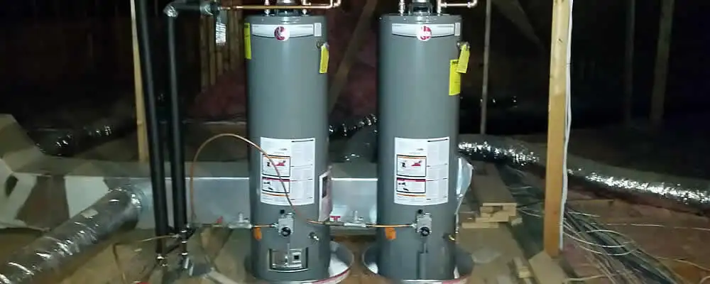 Tankless water heater installation for home hot water in Des Moines, IA